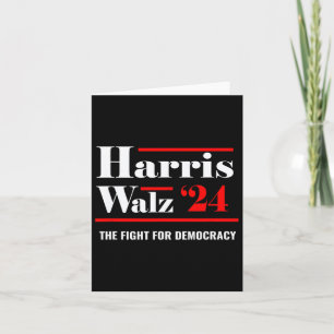 Elect Kamala Harris &amp; Tim Walz 2024  Card
