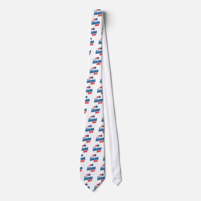 Elect Obama 2012 Neck Tie (Front)