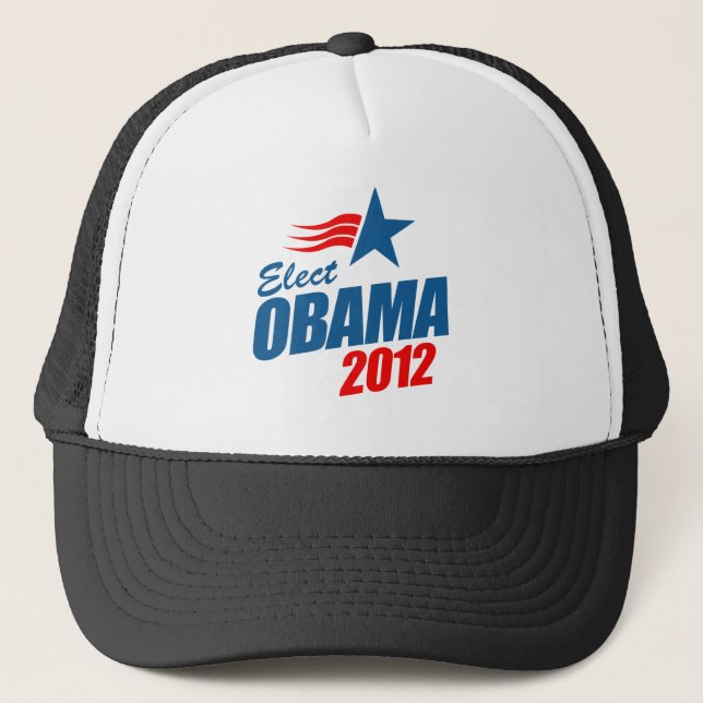 Elect Obama 2012 Trucker Hat (Front)