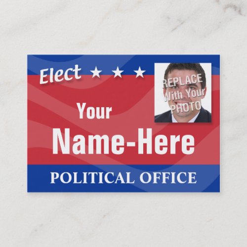 ELECT _ Political Campaign Business Card