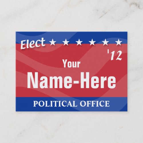 ELECT _ Political Campaign Business Card
