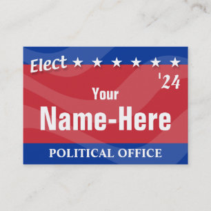 ELECT - Political Campaign Business Card