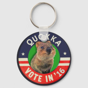 Elect Quokka president in 2016 Keychain