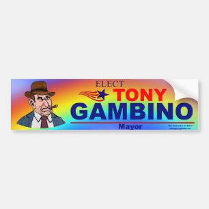 Elect Tony Gambino Mayor Bumper Sticker