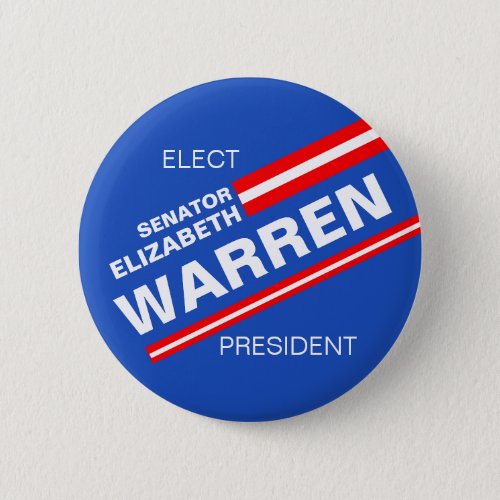 Elect Warren President Button