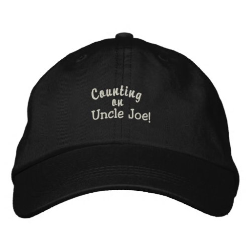 Election 2020 _ Biden Counting on Uncle Joe Embroidered Baseball Cap