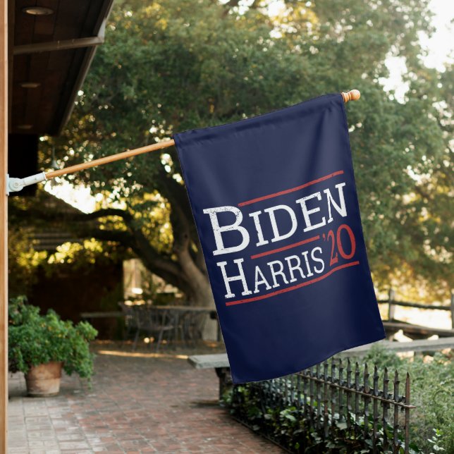 Election 2020 - Biden Harris I House Flag (In SItu)