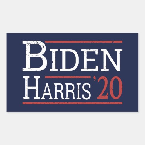 Election 2020 _ Biden Harris I Rectangular Sticker