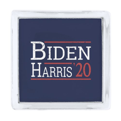 Election 2020 _ Biden Harris I Silver Finish Lapel Pin