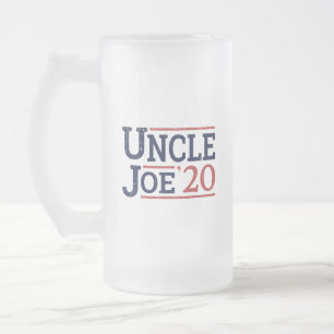 Election 2020 - Uncle Joe Frosted Glass Beer Mug