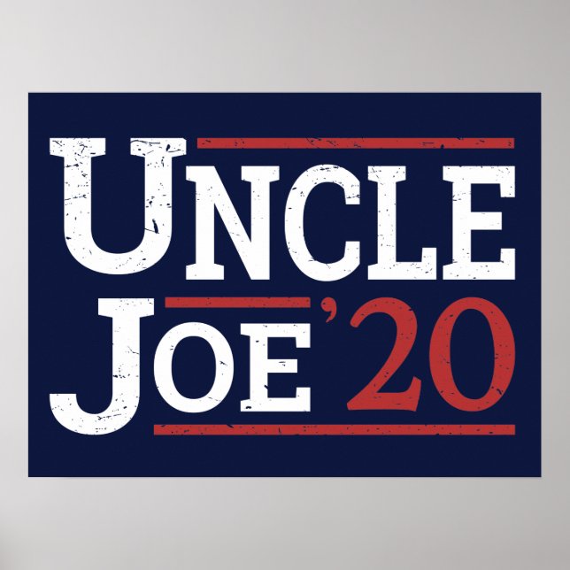 Election 2020 - Uncle Joe Poster (Front)