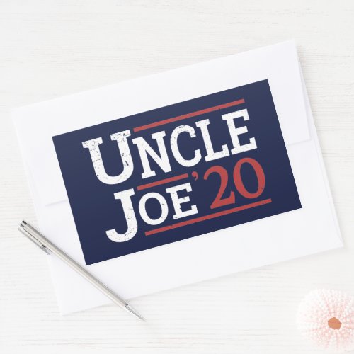 Election 2020 _ Uncle Joe Rectangular Sticker