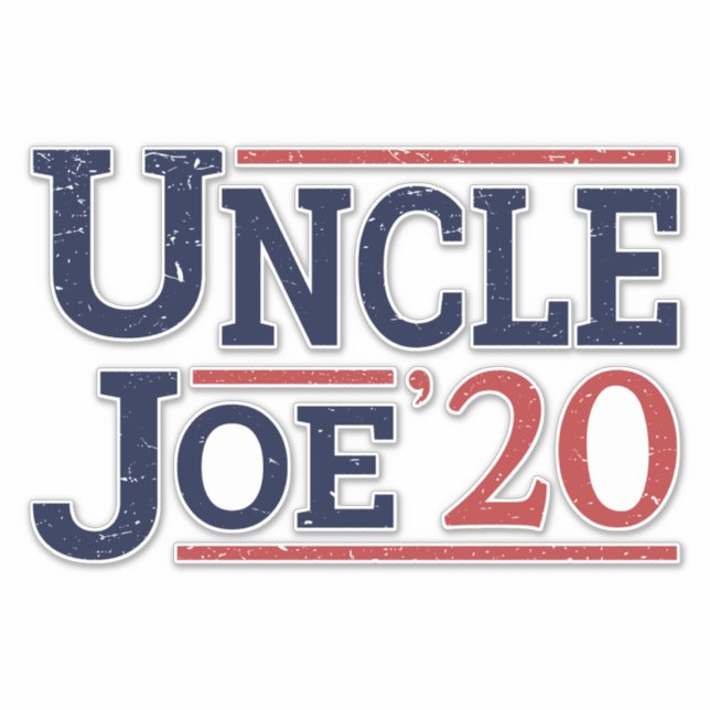 Election 2020 - Uncle Joe Sticker (Front)