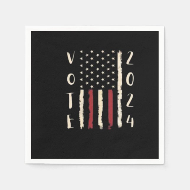 Election 2024 - Exercise Your Right to Vote Napkins (Front)