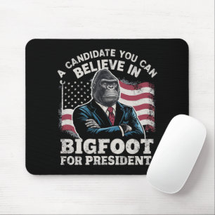 Election 2024 Funny Vote Sasquatch USA Mouse Pad