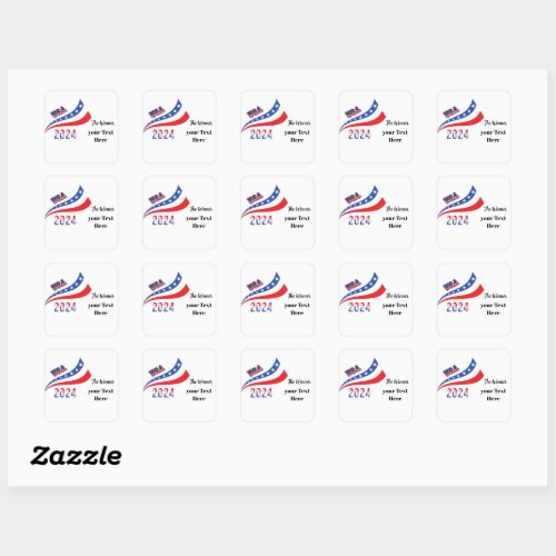 Election 2024  square sticker