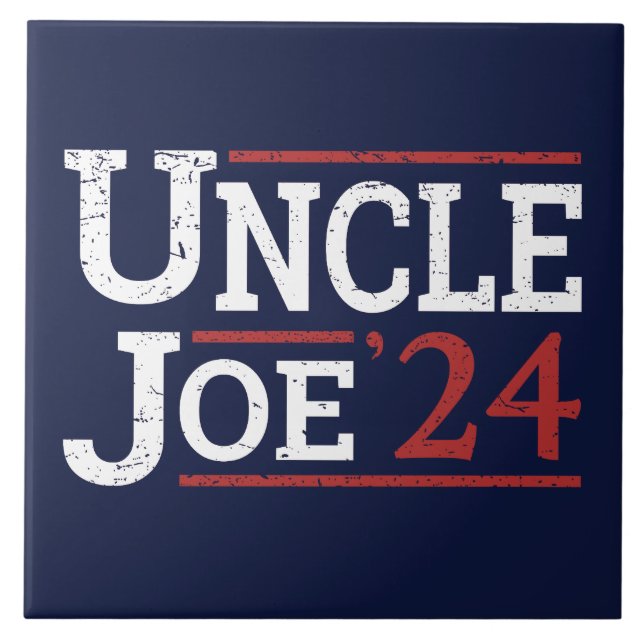 Election 2024 - Uncle Joe I Ceramic Tile (Front)