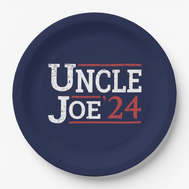 Election 2024 - Uncle Joe I Paper Plates (Front)
