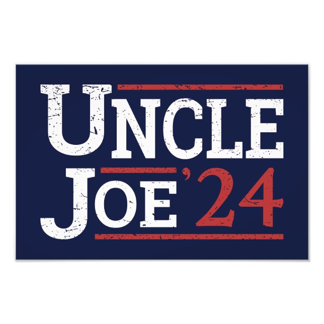Election 2024 - Uncle Joe I Photo Print (Front)