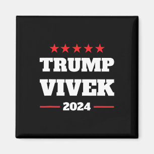 Election Bold Proud Pro Donald Trump Vivek 2024  Magnet