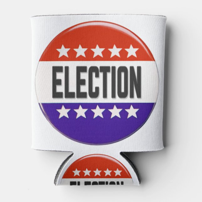 Election Button Can Cooler (Front)