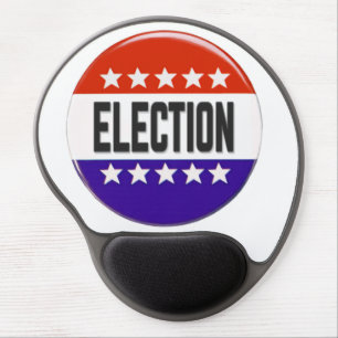Election Button Gel Mouse Pad