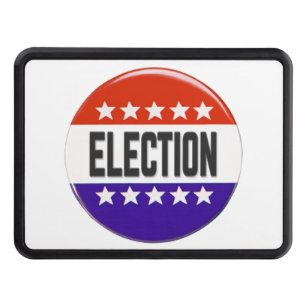 Election Button Hitch Cover