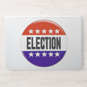 Election Button HP Laptop Skin