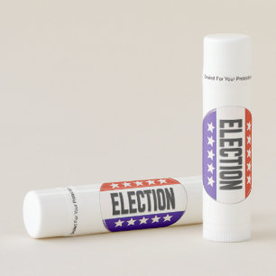 Election Button Lip Balm