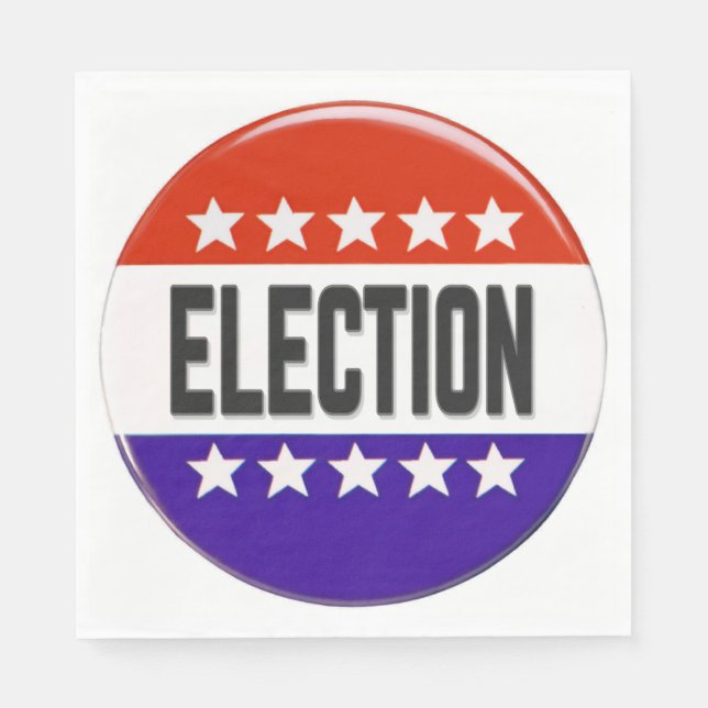 Election Button Napkins (Front)