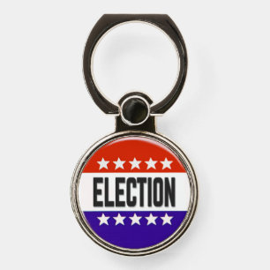Election Button Phone Ring Stand