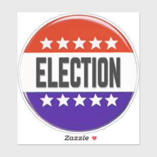 Election Button Sticker