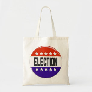 Election Button Tote Bag