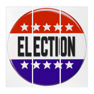 Election Button Triptych