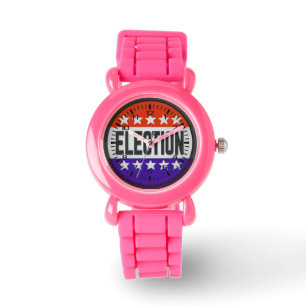 Election Button Watch