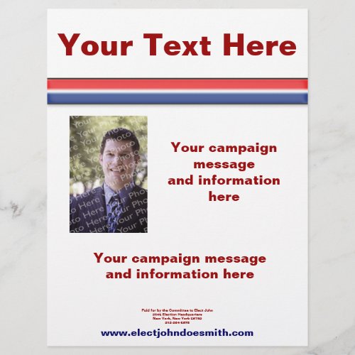 Election Campaign Flyer Template