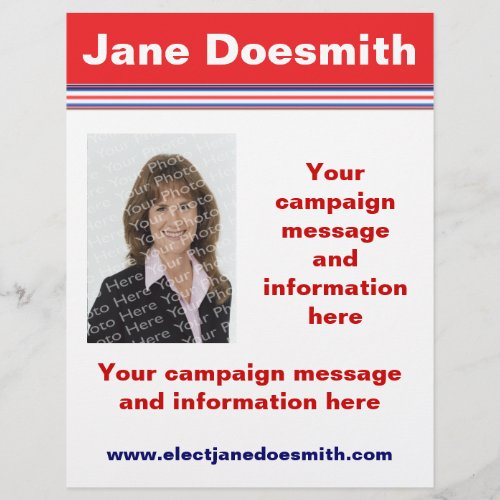 Election Campaign Flyer Template