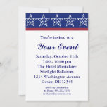 Election Campaign Party Invitations Or 4th Of July at Zazzle