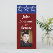 Election Campaign Rack Card Template (Standing Front)