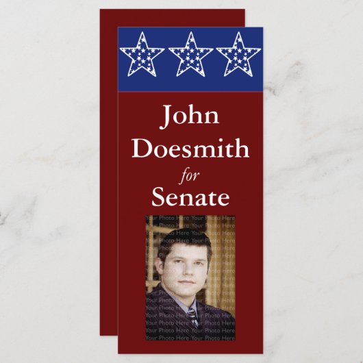 Election Campaign Rack Card Template (Front/Back)