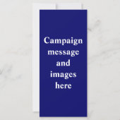 Election Campaign Rack Card Template (Back)