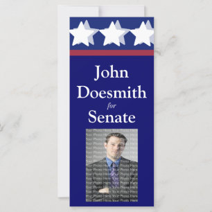 Election Campaign Rack Card Template