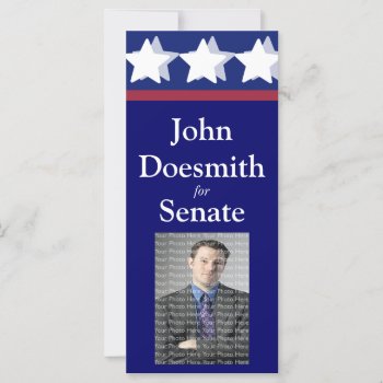 Election Campaign Rack Card Template by campaigncentral at Zazzle