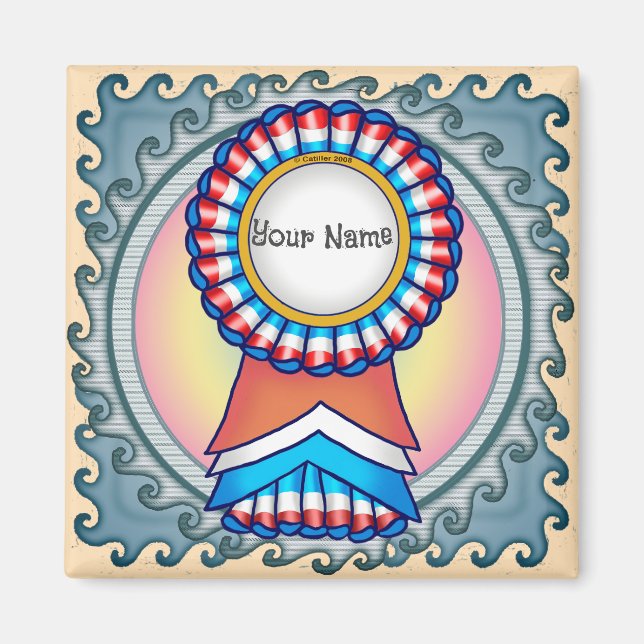 Election Campaign Ribbon  Magnet (Front)