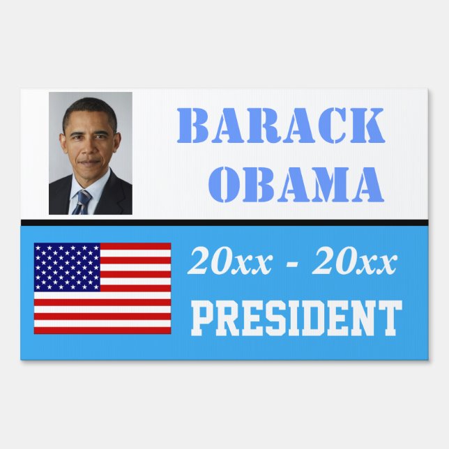 Election campaign yard sign (Front)