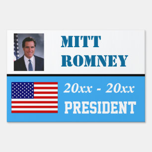 Election campaign yard sign