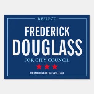 Election Candidate Politician Yard Sign