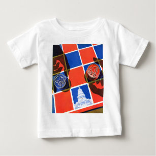 Election Checkerboard Baby T-Shirt