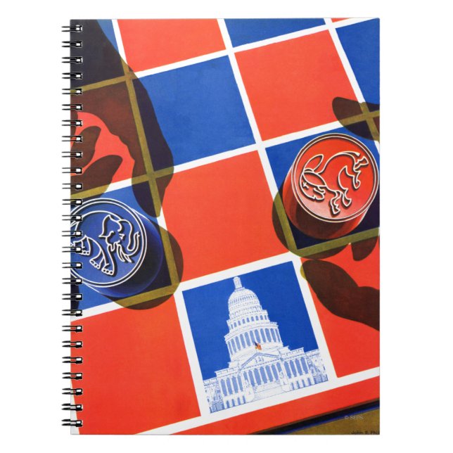 Election Checkerboard Notebook (Front)