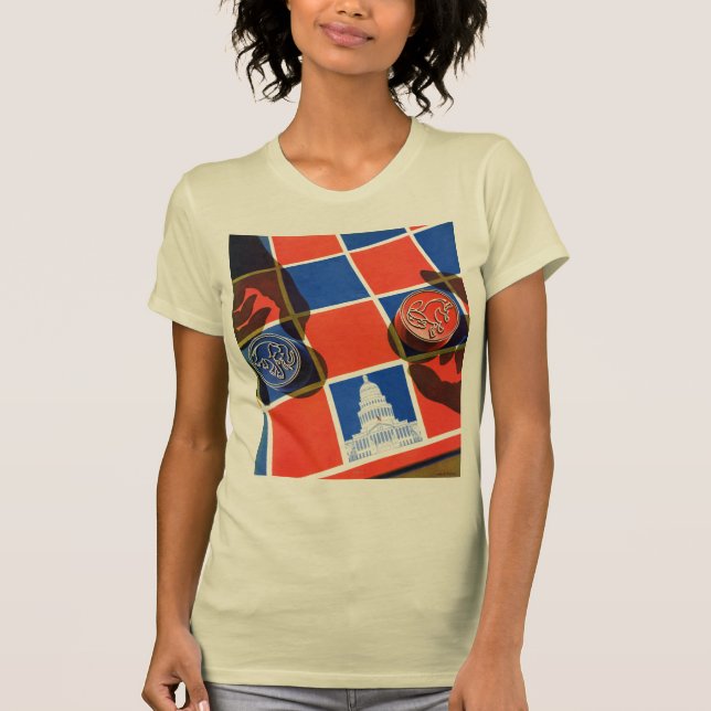 Election Checkerboard T-Shirt (Front)